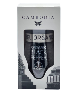 Organic black pepper bottle grinder 100g